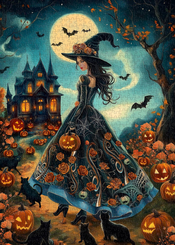Mystic Night Witch Jigsaw Puzzle 1000 piezas